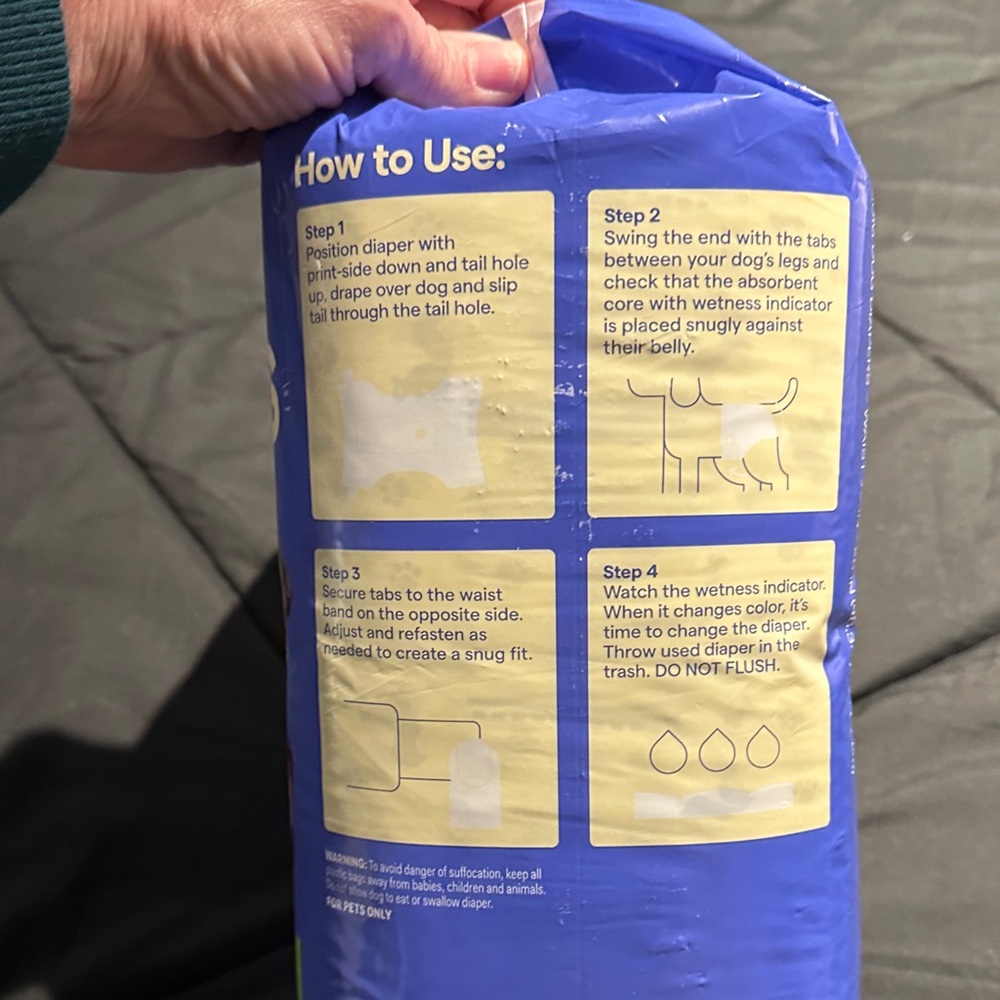Dog Diapers - Medium - Picture 3 of 4